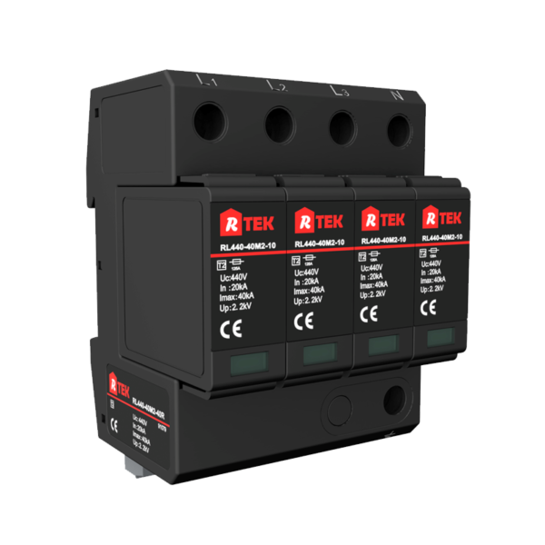 RL275(385 440)-40M2-40R Type 2 /Class Ⅱ SPD(surge protective devices) with anti-vibration pluggable module