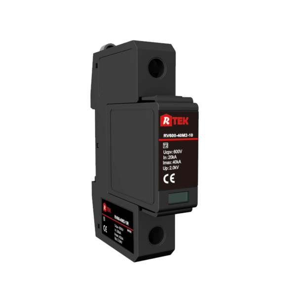 RV500(600 750)-40M2-10R Type 2 /Class ⅡSPD(Surge protective device) with anti-vibration pluggable module for use in PV DC system